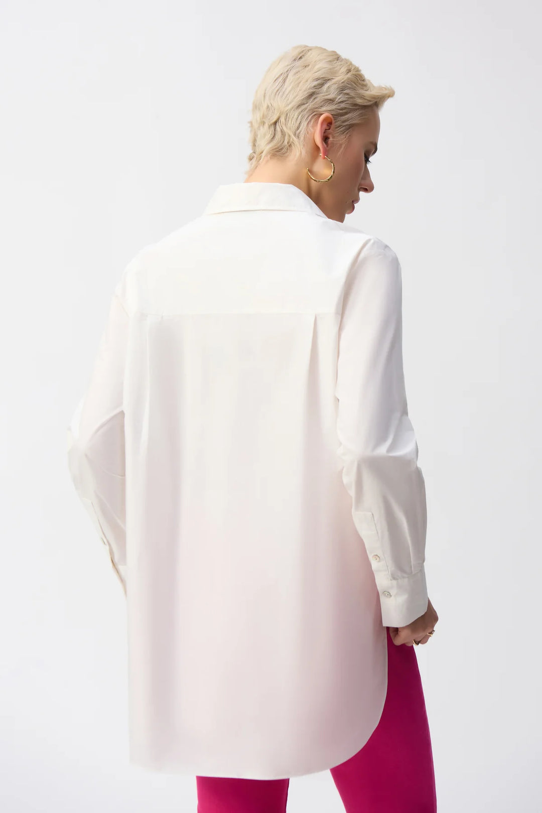 Embroidered Flower Cotton Shirt Style 251938 6