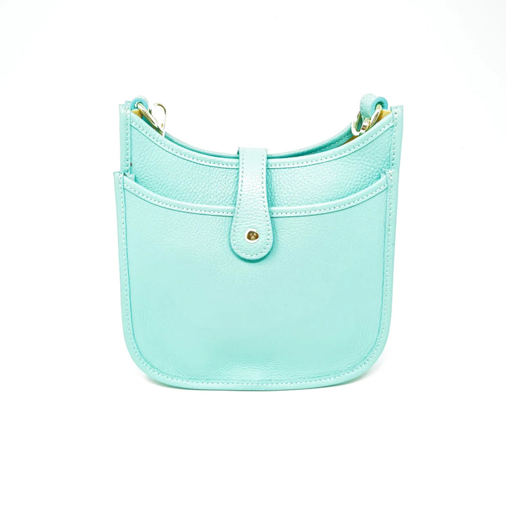 Leather Messenger Bag Tiffany