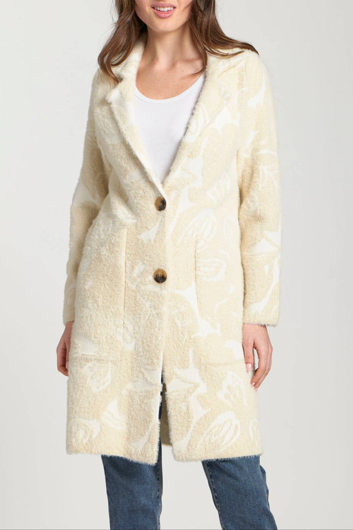APNY Neutral Cozy Long Cardigan Coat 1