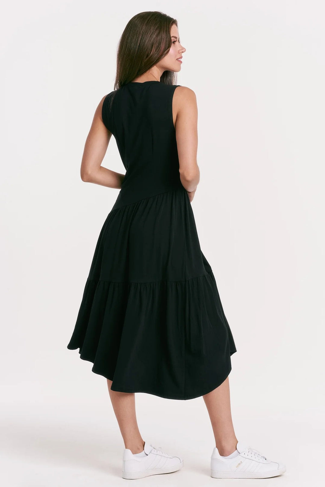 Rome Asymmetrical Hem Dress