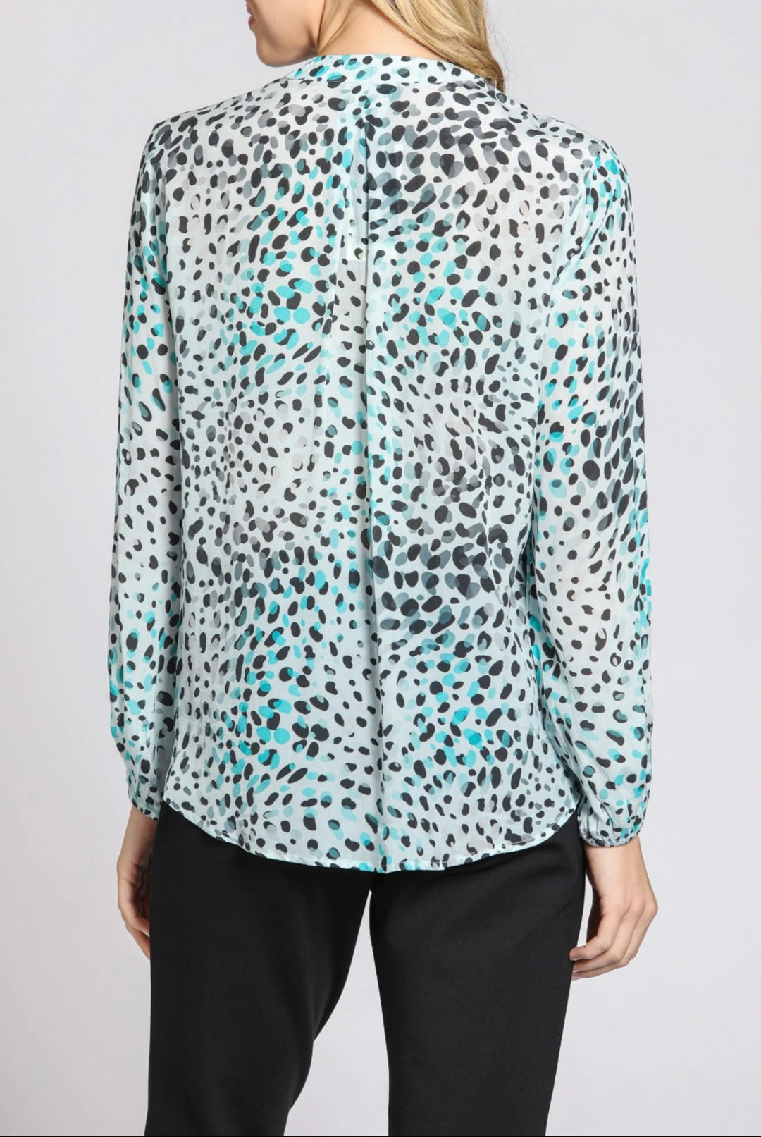 Crossover Top With Tassel Leopard Lagoon 4