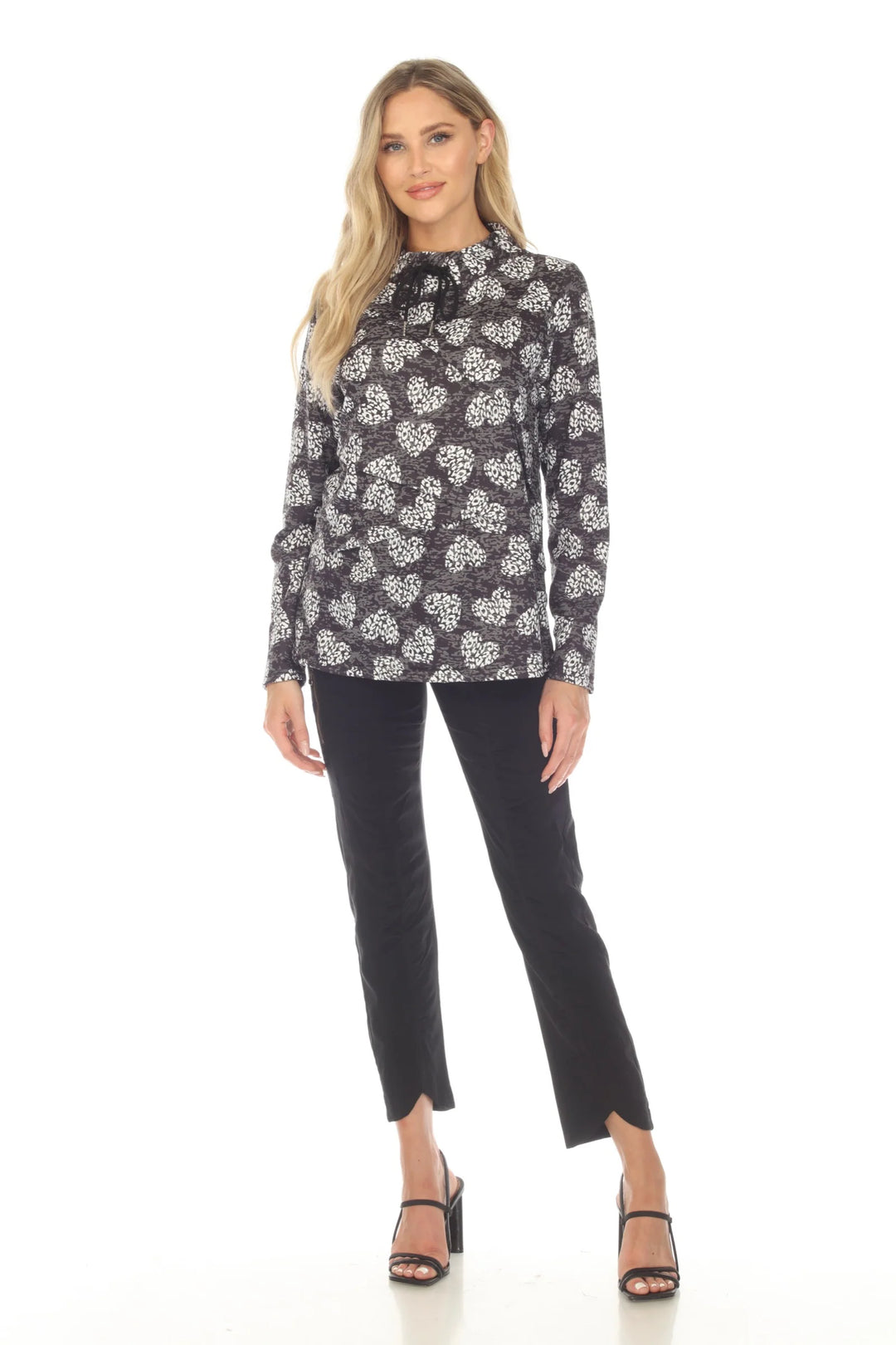 Carine Jillian Pullover - Stamped Hearts 2