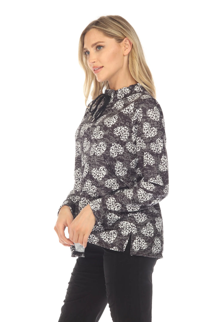 Carine Jillian Pullover - Stamped Hearts 4