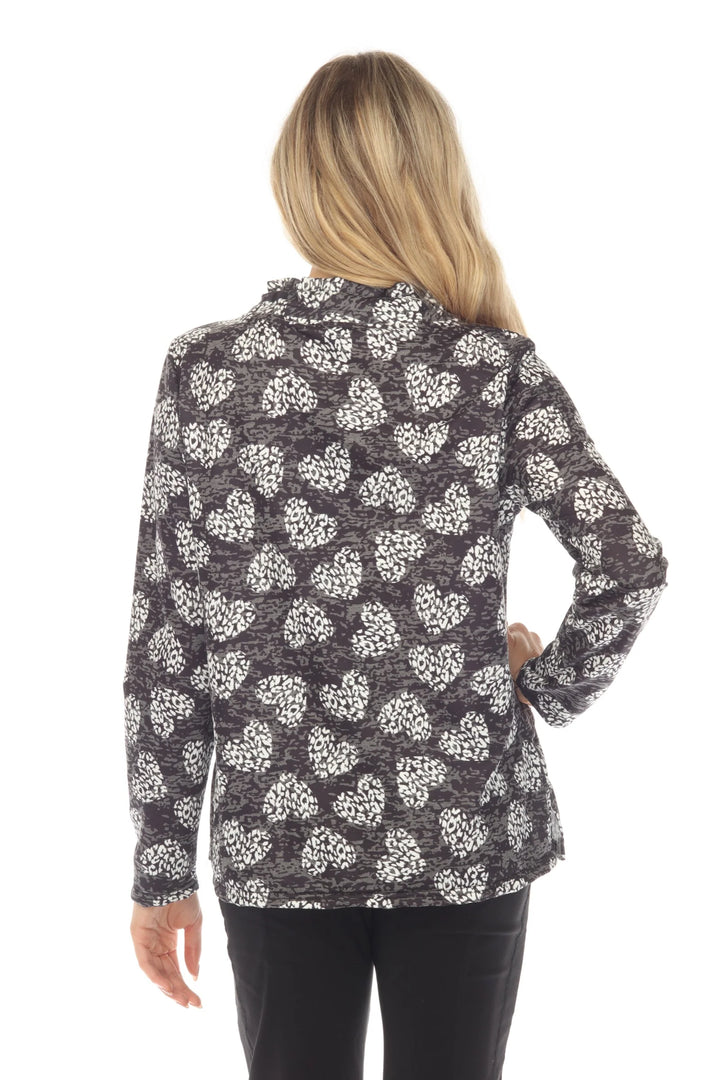 Carine Jillian Pullover - Stamped Hearts 5