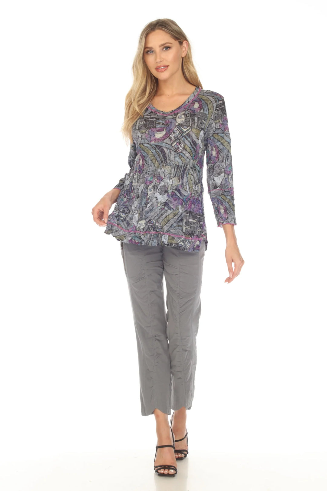 Julia Top - Amethyst Mosaic 3