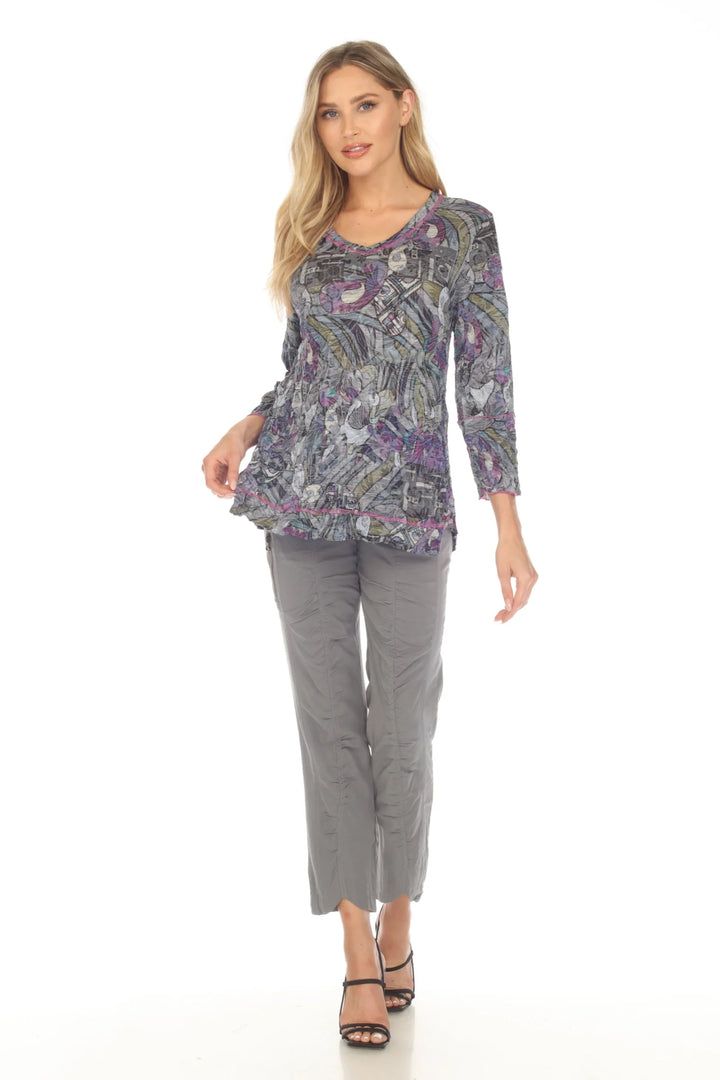 Julia Top - Amethyst Mosaic 3