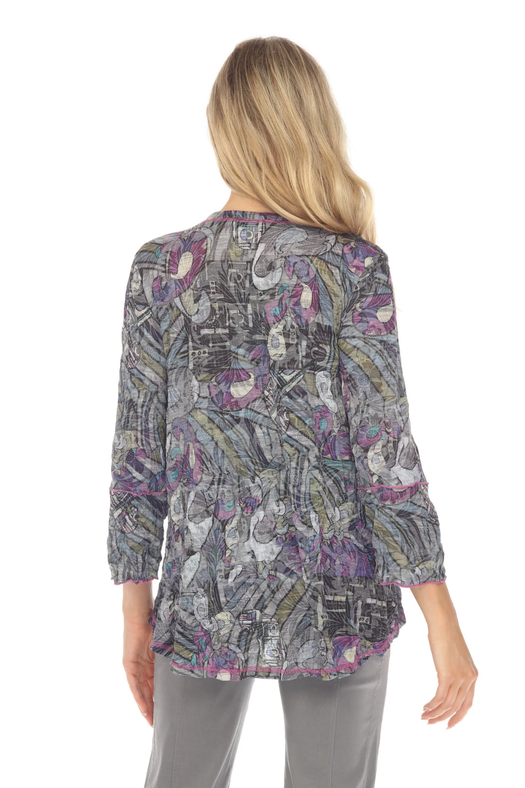 Julia Top - Amethyst Mosaic 5