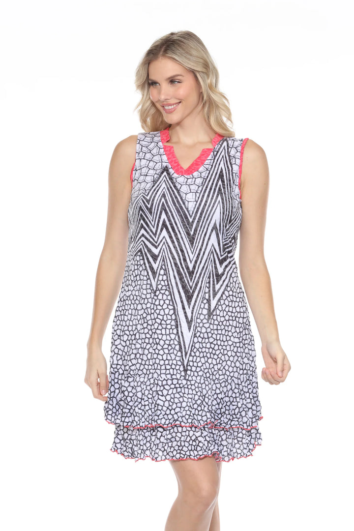 Laurie Sleeveless Dress Fission Burst 3