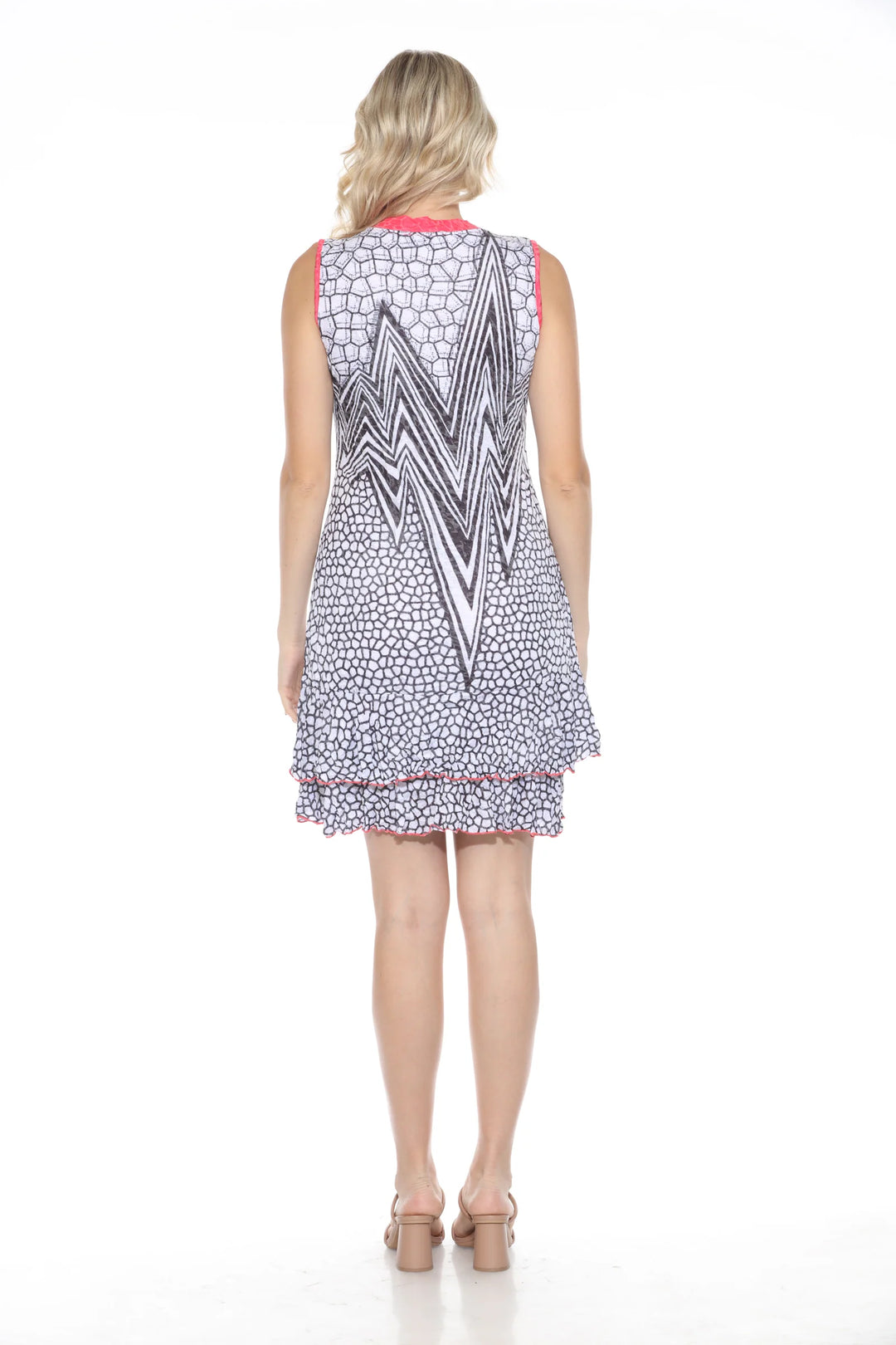 Laurie Sleeveless Dress Fission Burst 4