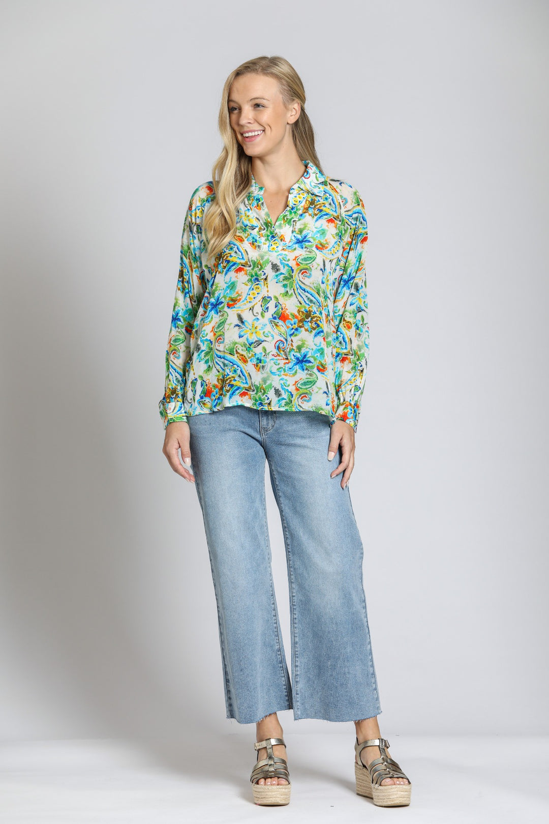 APNY Wide Leg Crop Jean 2