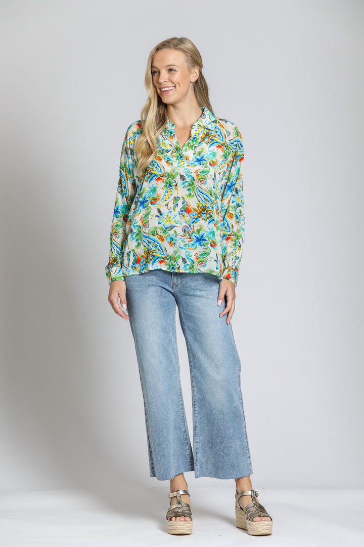 APNY Wide Leg Crop Jean 2