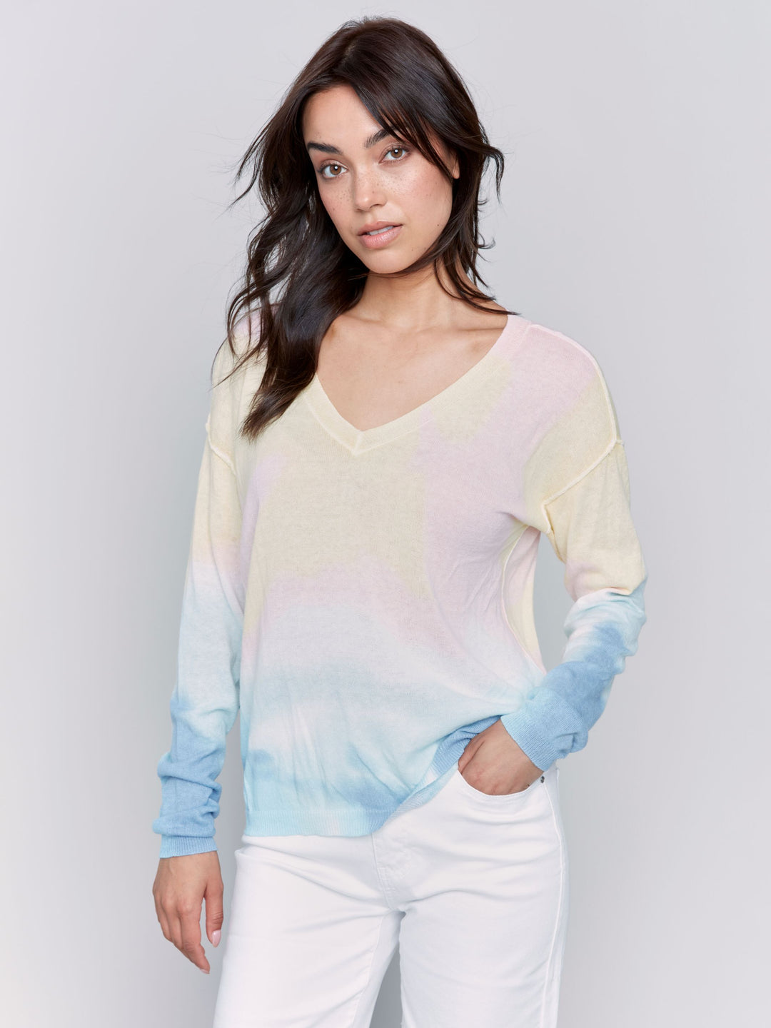 Charlie B Tie-Dye Printed Sweater 3