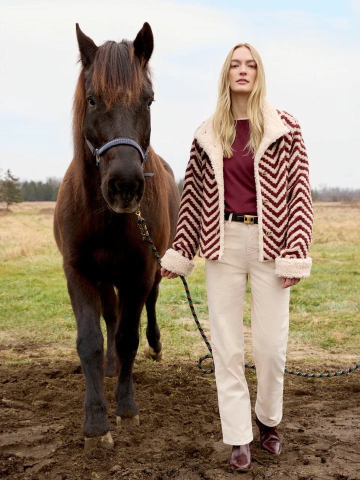 Charlie B Straight Leg Corduroy Pants - Oat