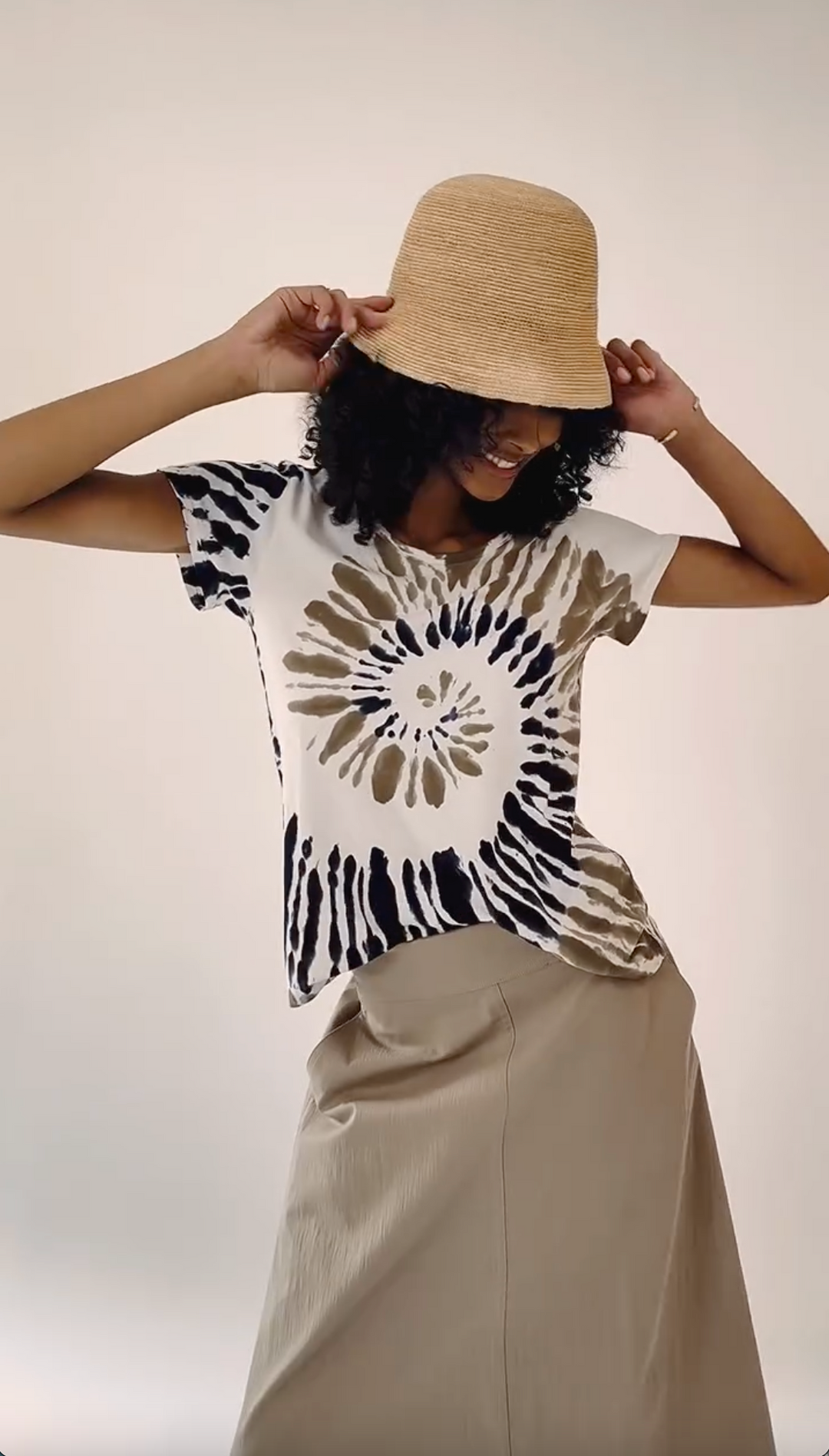 Elliott Lauren Spiral Tie-Dye Tee 1