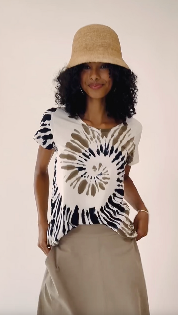 Elliott Lauren Spiral Tie-Dye Tee 5