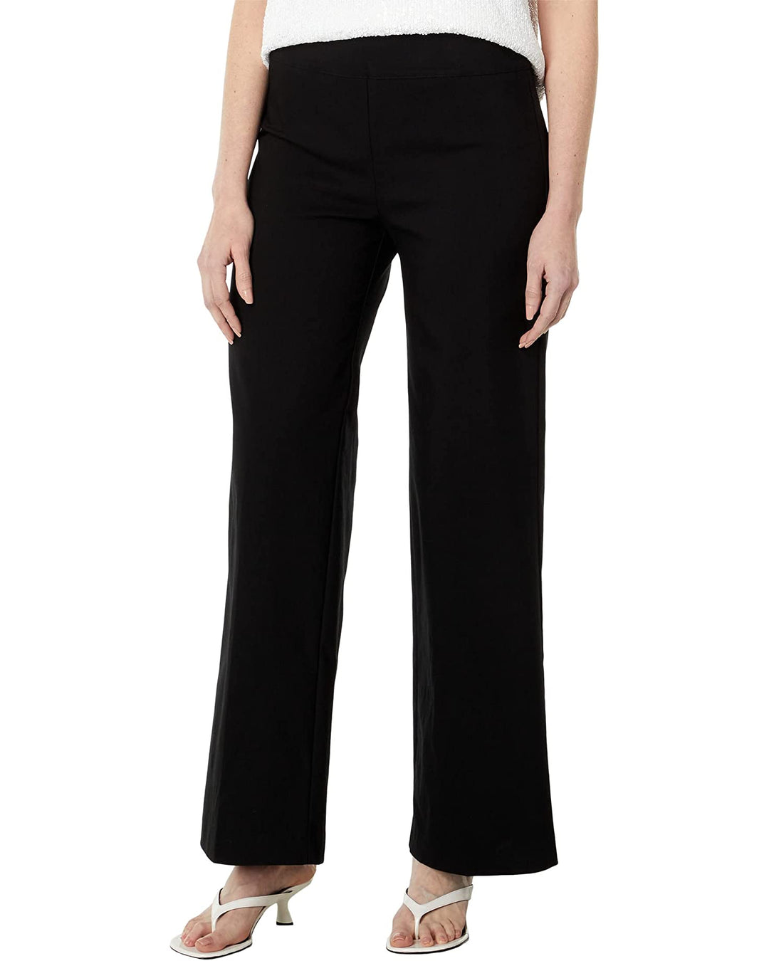 Elliott Lauren Control Stretch Wide Leg Pants Front.