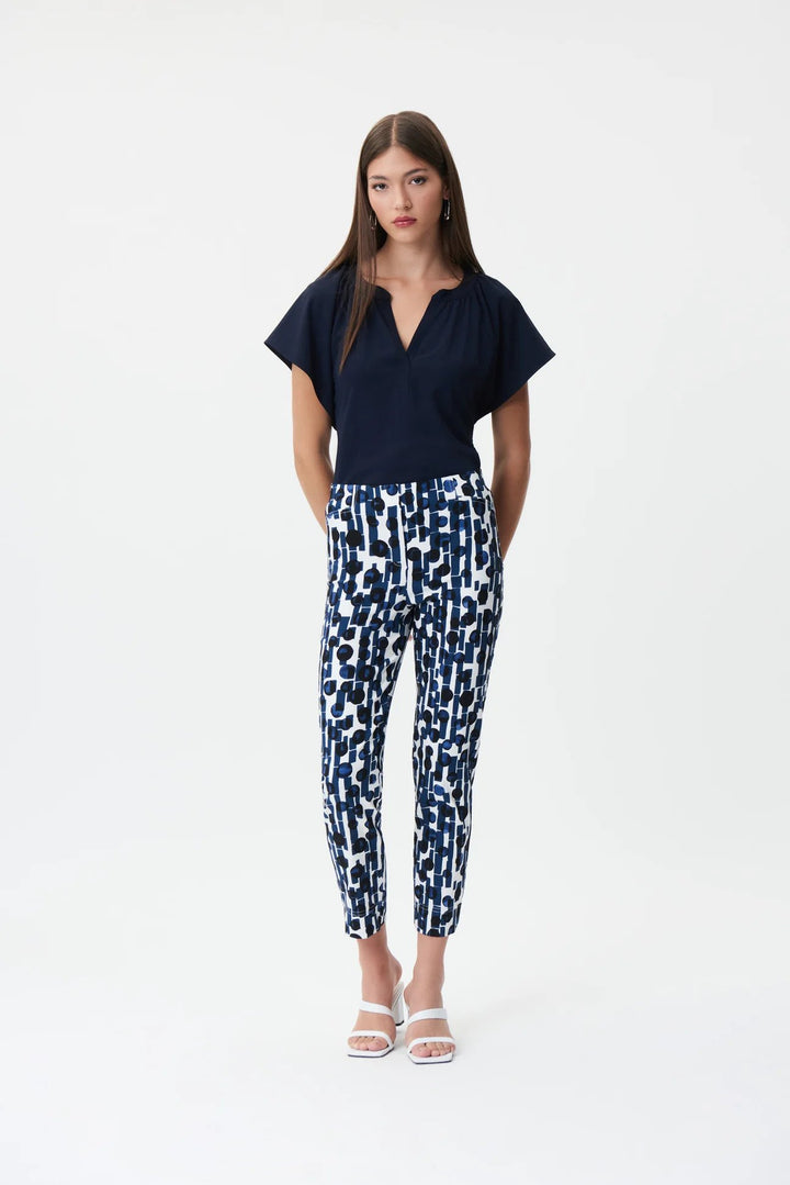 Flared Split Neck Top Style 232023 Full.