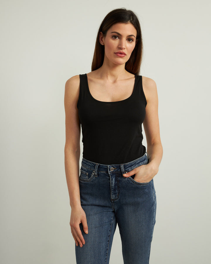 Medium Blue Straight Leg Jeans Style 213942 4