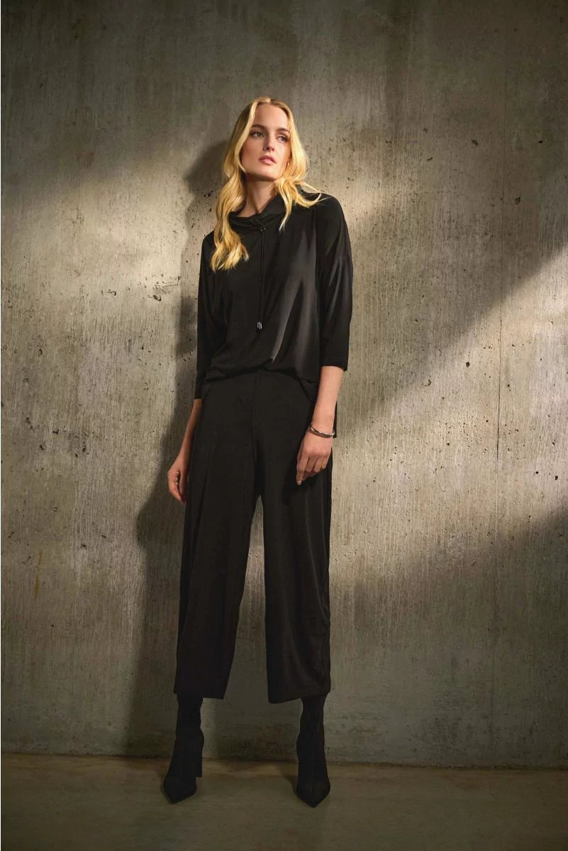 Silky Knit Cropped Jumpsuit Style 243137 Lookbook