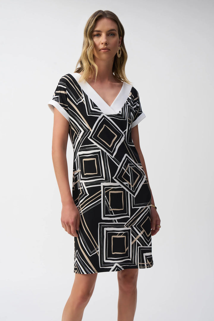 Geometric Shift Dress Style 251039 1