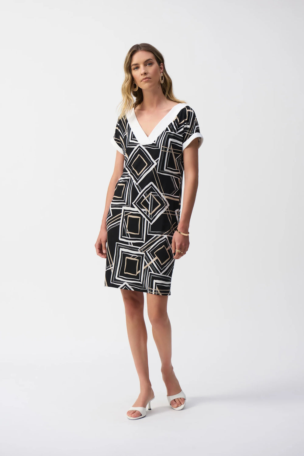 Geometric Shift Dress Style 251039 2