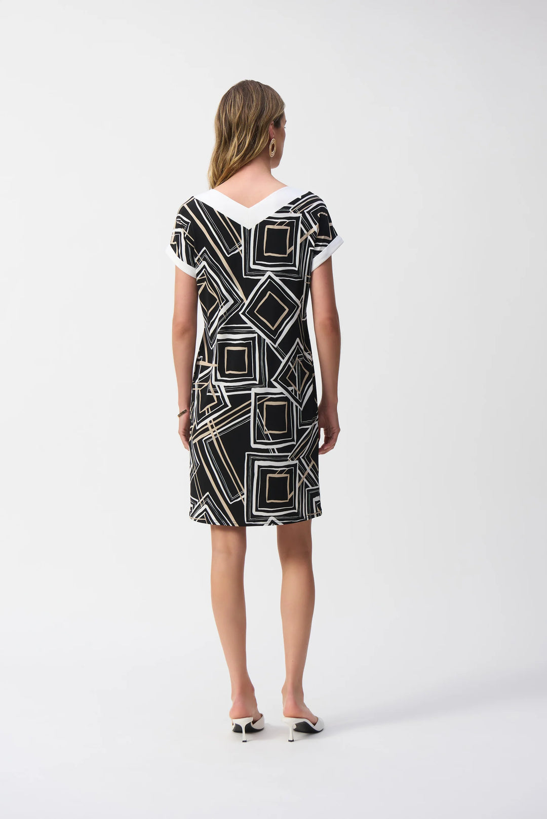 Geometric Shift Dress Style 251039 4