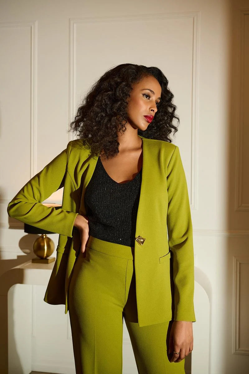 Metallic Knitted Camisole With Rhinestones Style 252915 Black 4