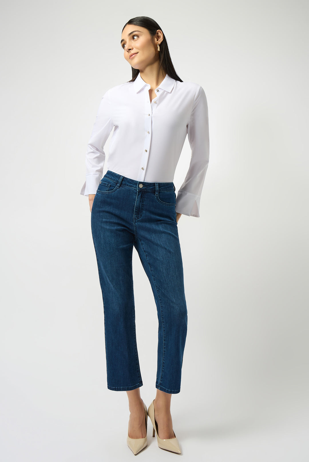 Joseph Ribkoff Margot Classic Straight Leg Stretch Jeans Style 252926 2