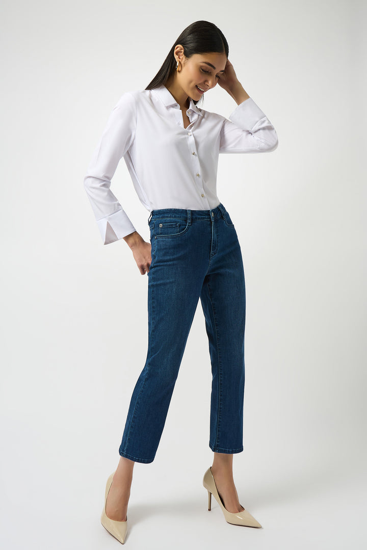 Joseph Ribkoff Margot Classic Straight Leg Stretch Jeans Style 252926 3