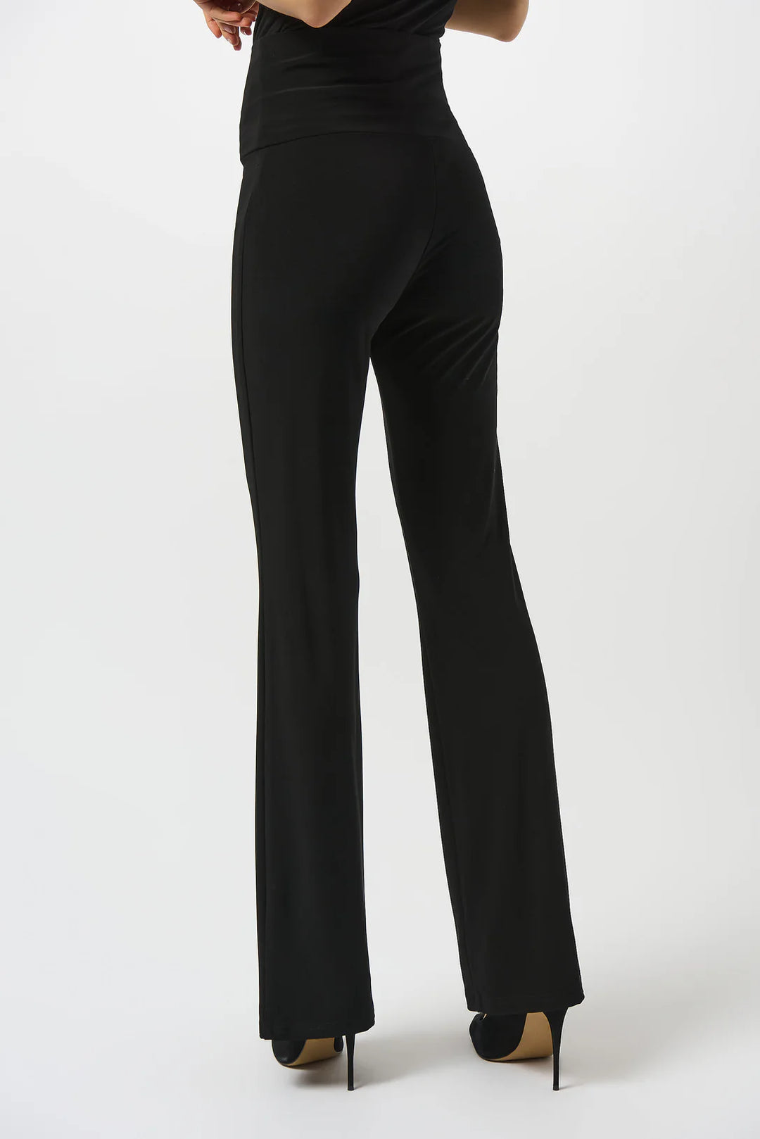 Silky Knit Flared Pull-On Pants Style 253007 3