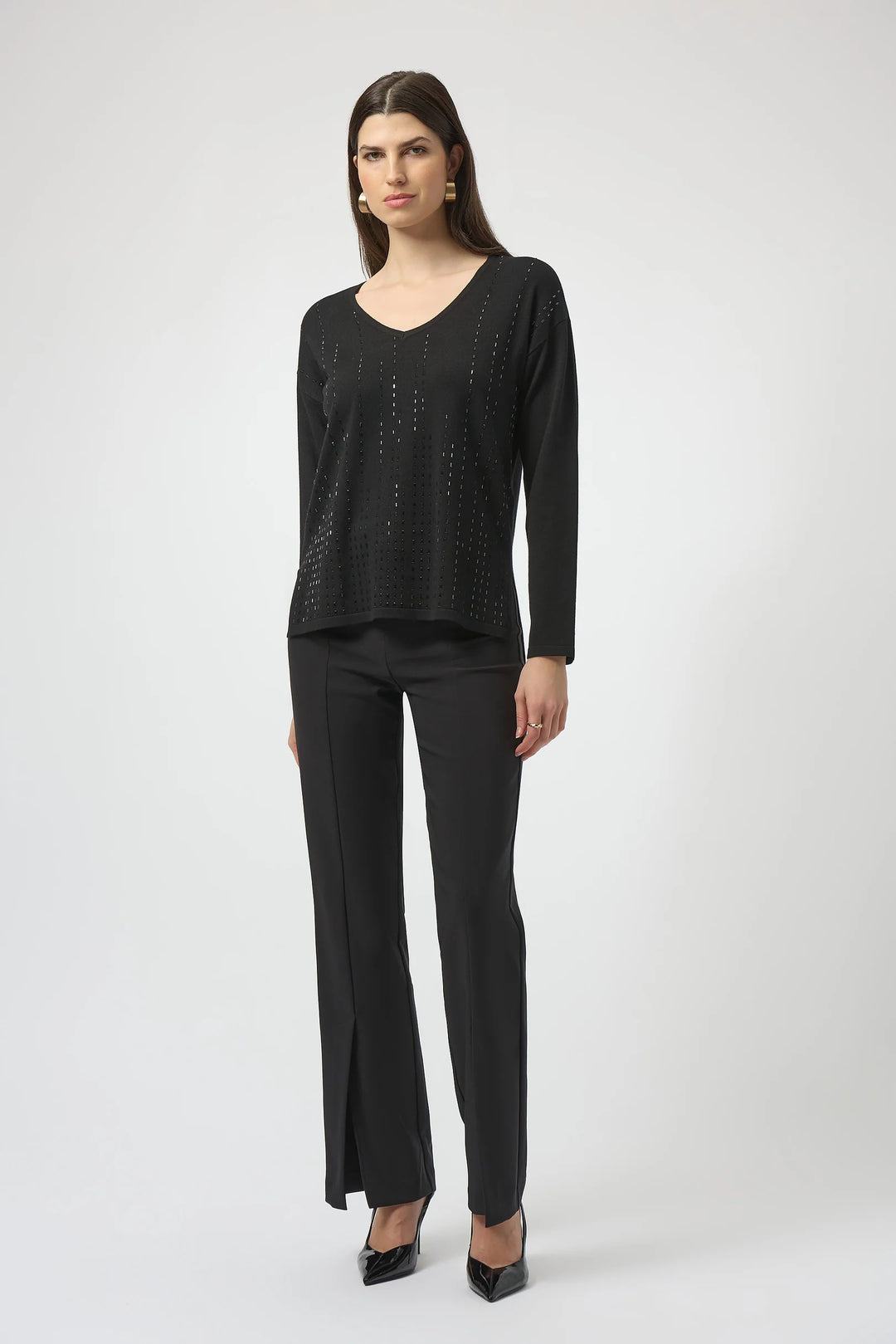 Joseph Ribkoff Pullover with Iron-On Detail Style 254966 2