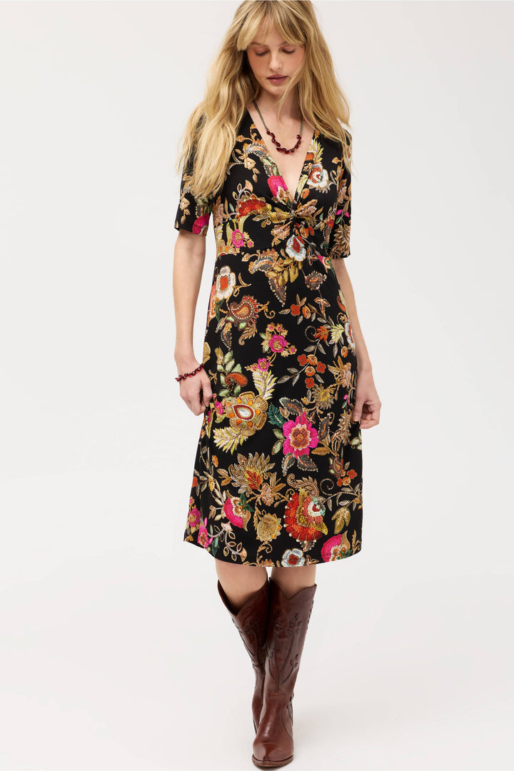 Johnny Was the Janie Favorite Twist Front Midi Swing Dress 2