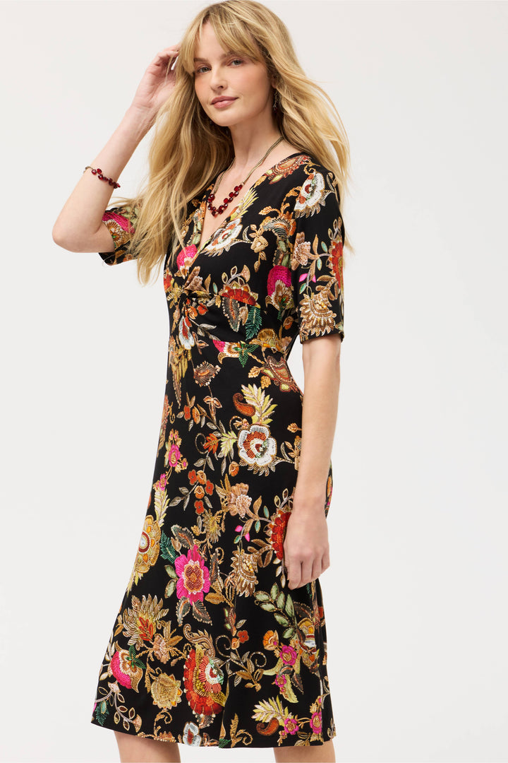 Johnny Was the Janie Favorite Twist Front Midi Swing Dress 3