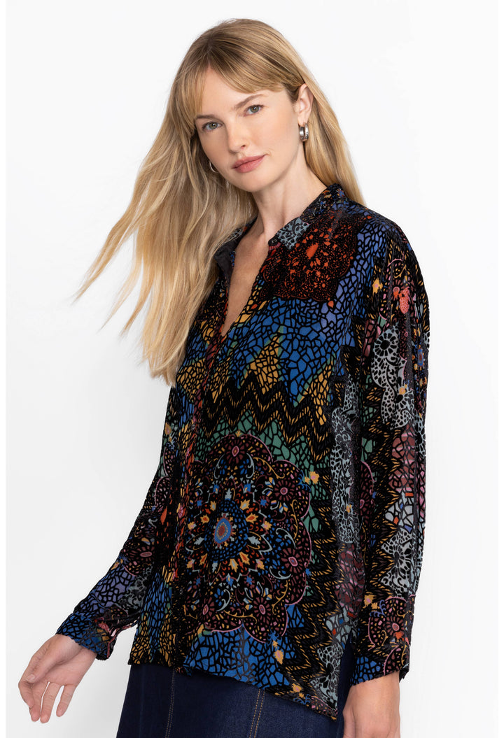 Audrey Oversized Burnout Shirt 3