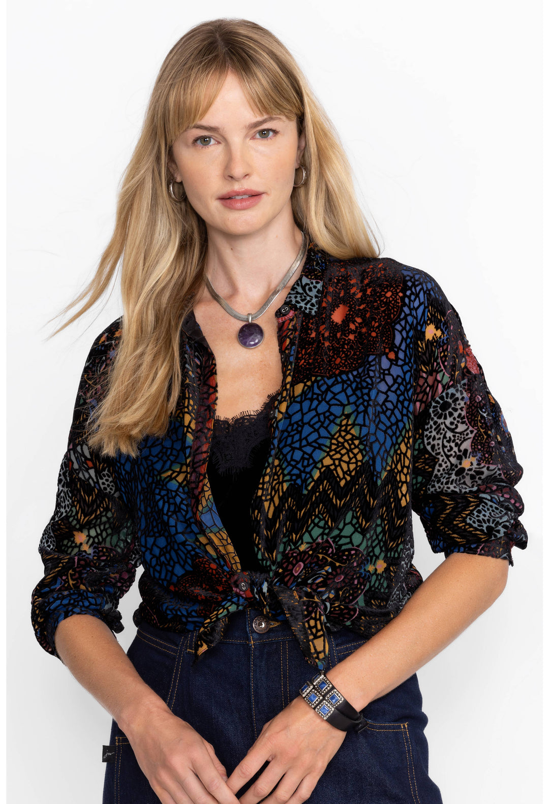 Audrey Oversized Burnout Shirt 4