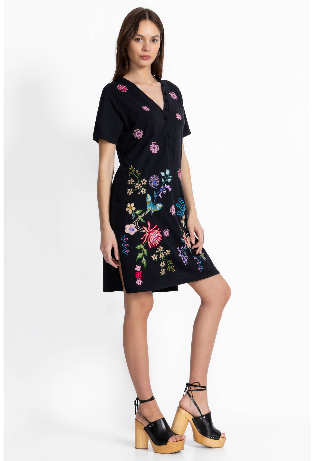 Maureen Button Neck Knit Dress 2