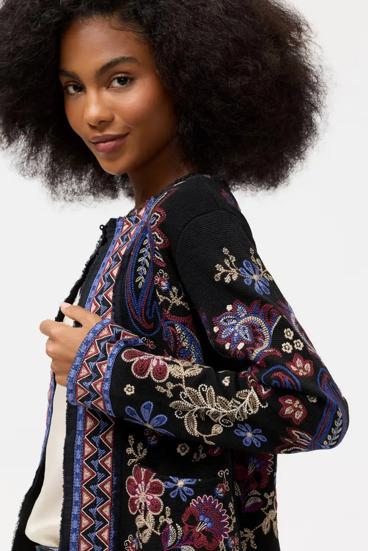 Johnny Was Katiuska Short Fringe Jacket 3