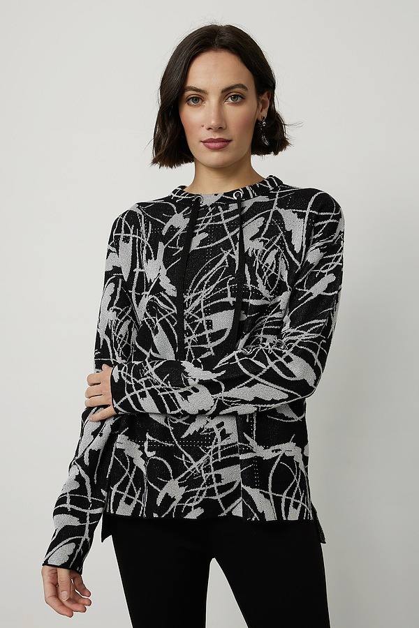 Joseph Ribkoff Metallic Jacquard Top Style-214931 at Onatorobi.