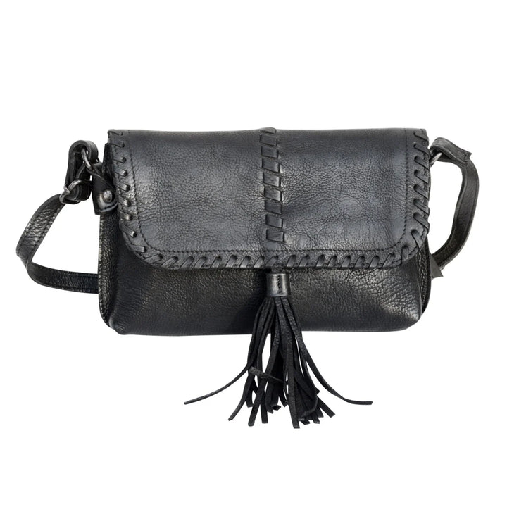 Latico Freya Leather Crossbody Black
