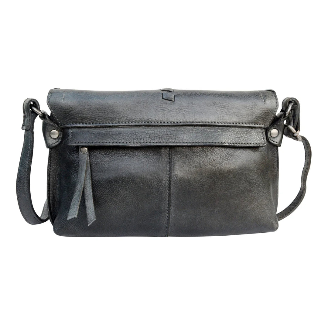 Latico Freya Leather Crossbody Charcoal 4