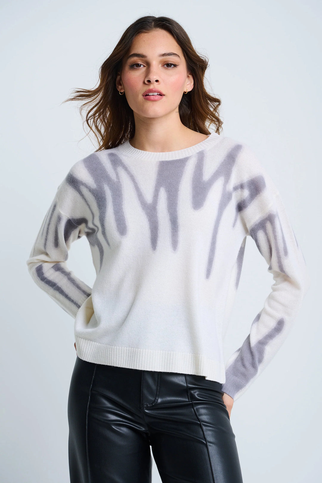 Lisa Todd Freeform Sweater Winter White 1