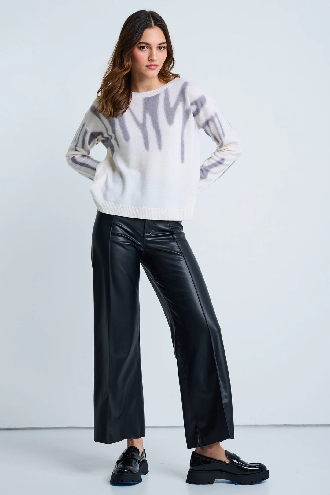 Lisa Todd Freeform Sweater Winter White 2