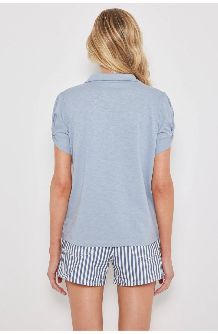 Lisa Todd KNOT IT Zip Top Denim 3