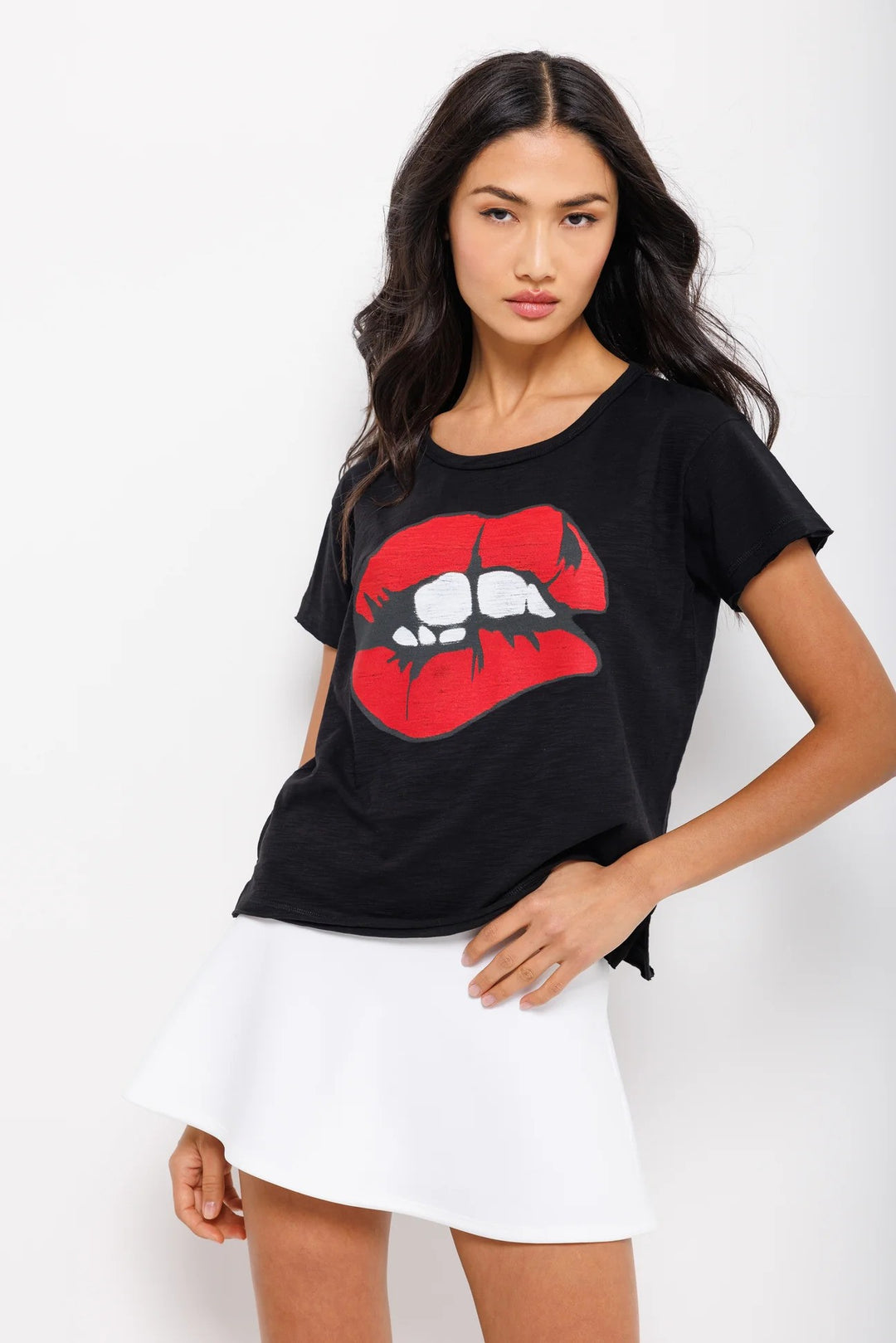 Lisa Todd Love Bites Tee Black Front