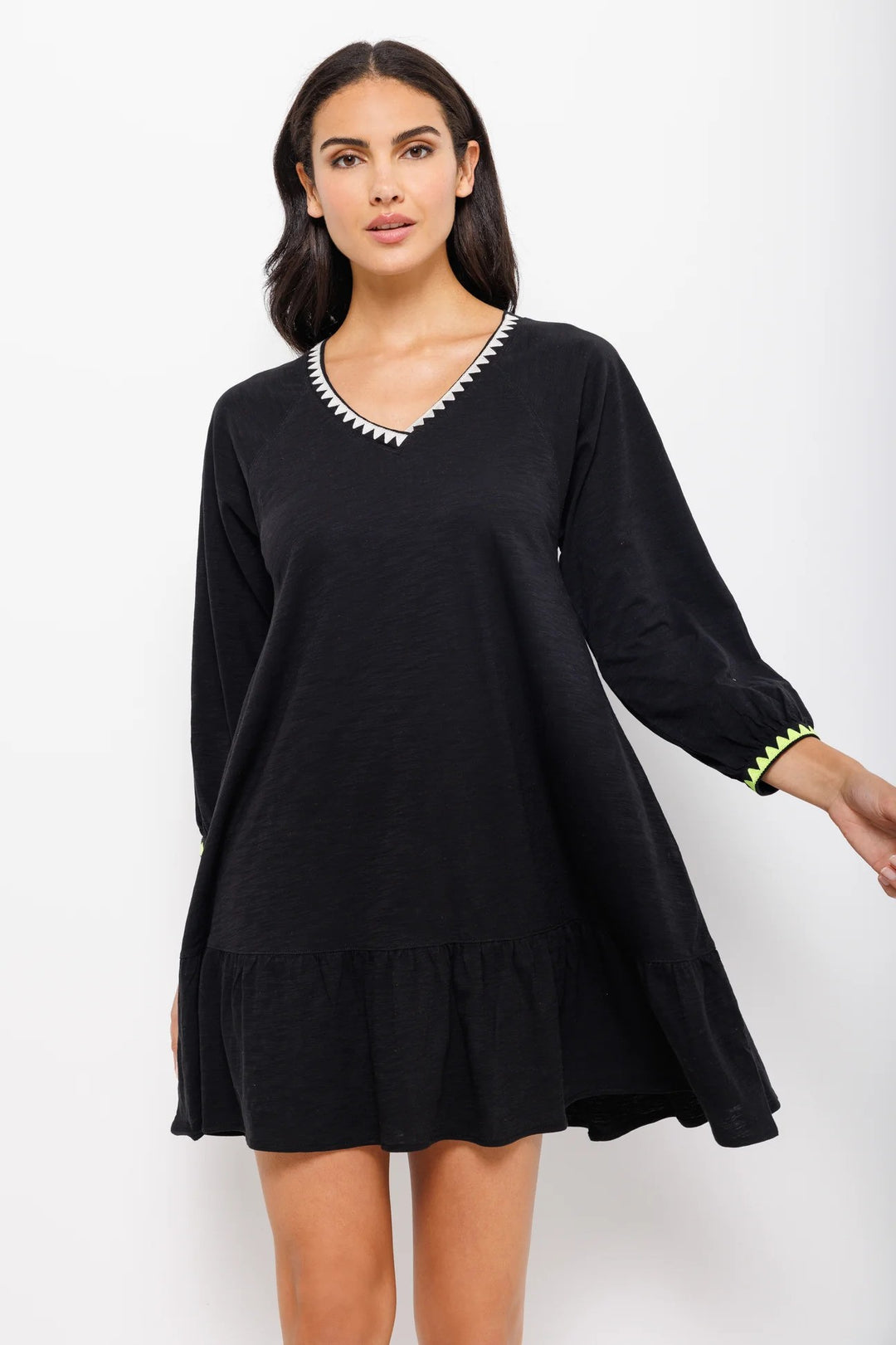 Lisa Todd The Swinger Dress Black Front