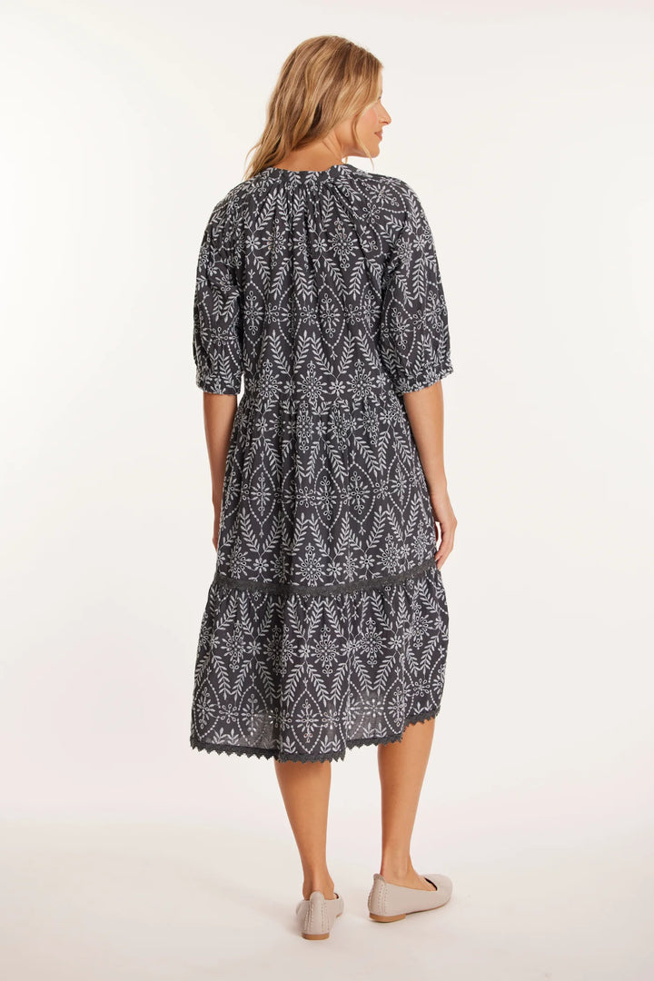 Mododoc Elbow Sleeve Boho Dress 4