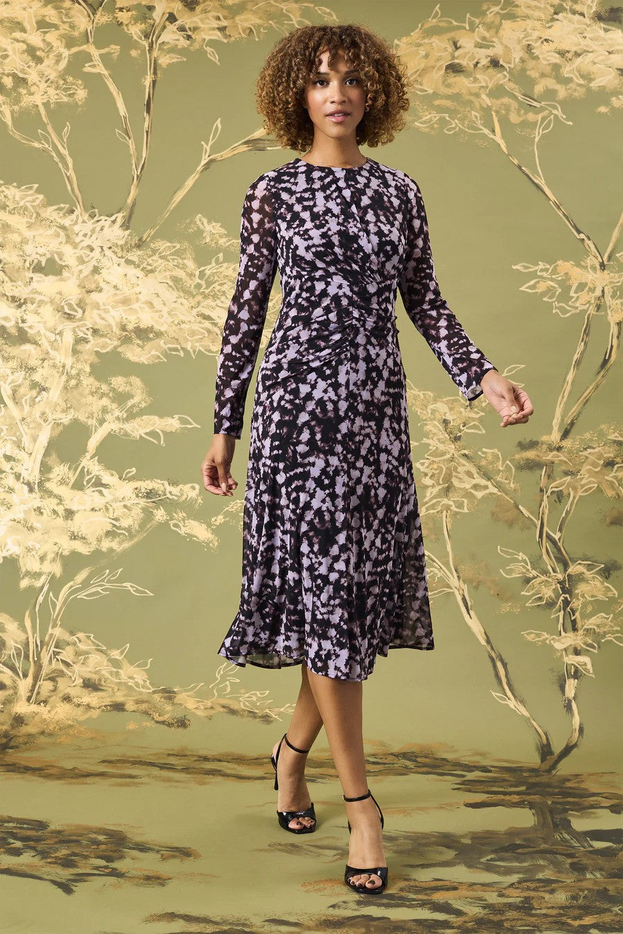 Nariah Draped Midi Dress 5