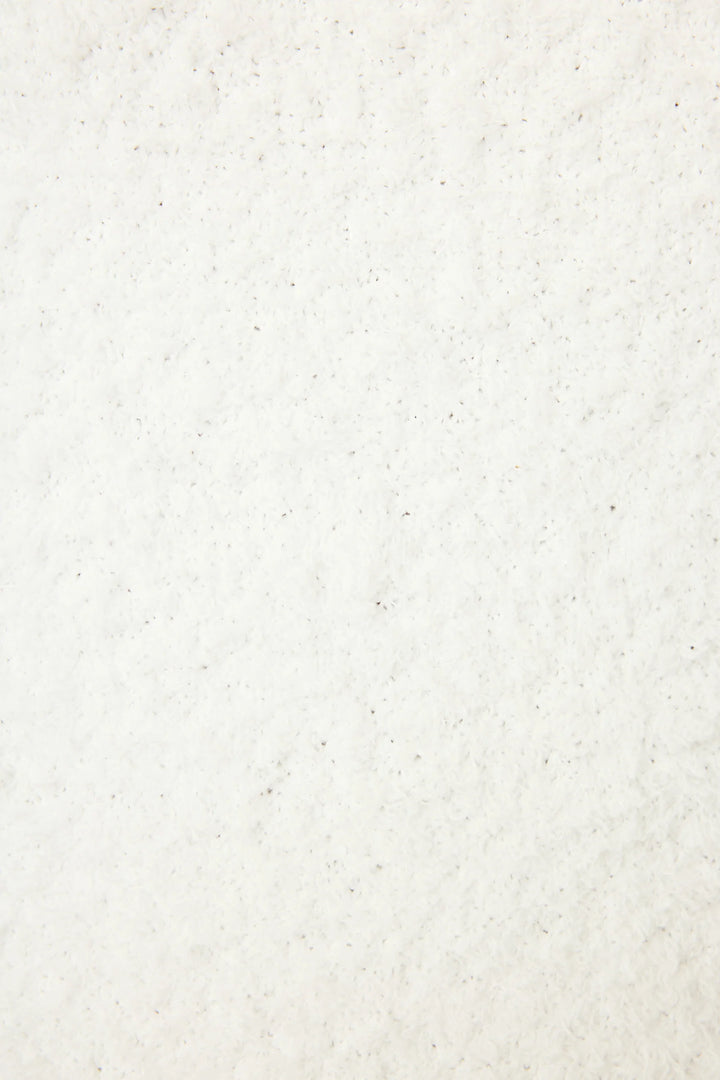 Bundle Up Boucle Long Sleeve Top - White 5