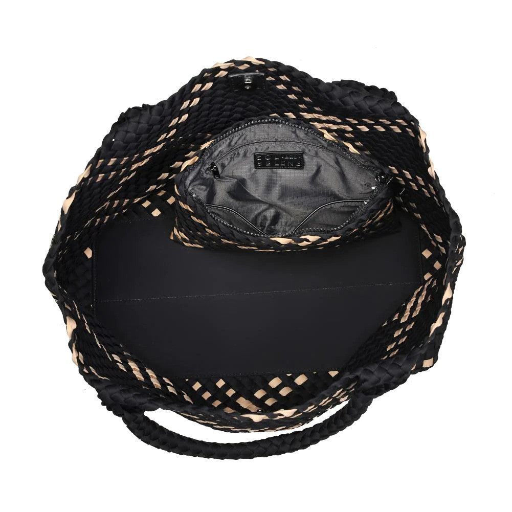 Sky's the Limit Large Tote Black Interior